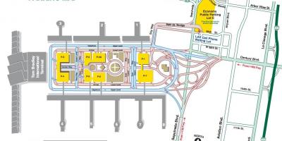 亚特兰大的三角机场终端的地图